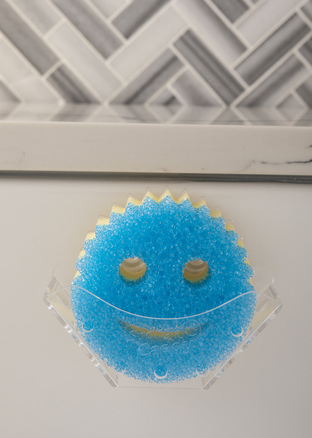 Sponge Caddy – 廚房收納海綿架（免釘｜瀝水設計）