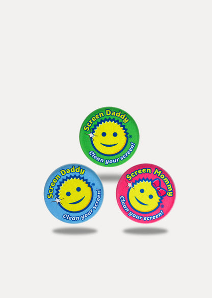 Screen Daddy（3件裝）三色選擇｜螢幕清潔貼布