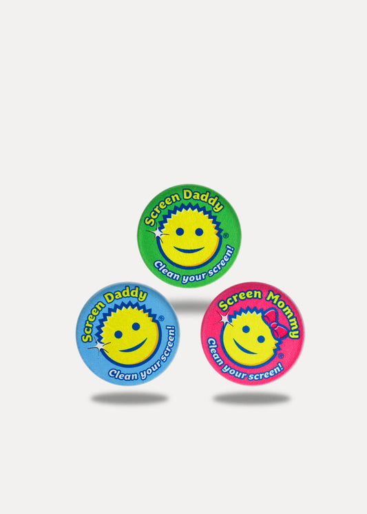 Screen Daddy（3件裝）三色選擇｜螢幕清潔貼布
