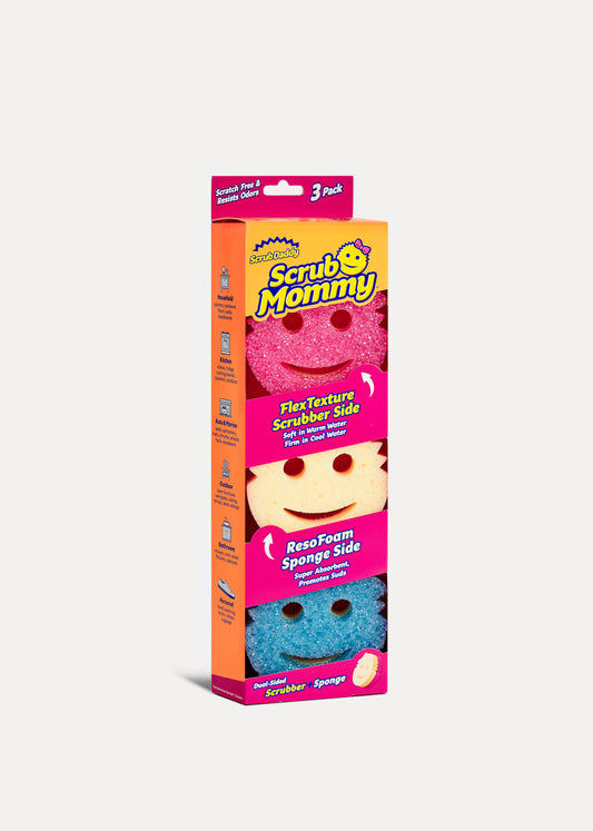 Scrub Mommy 美國萬用海綿百潔布 (3個裝｜隨機色)