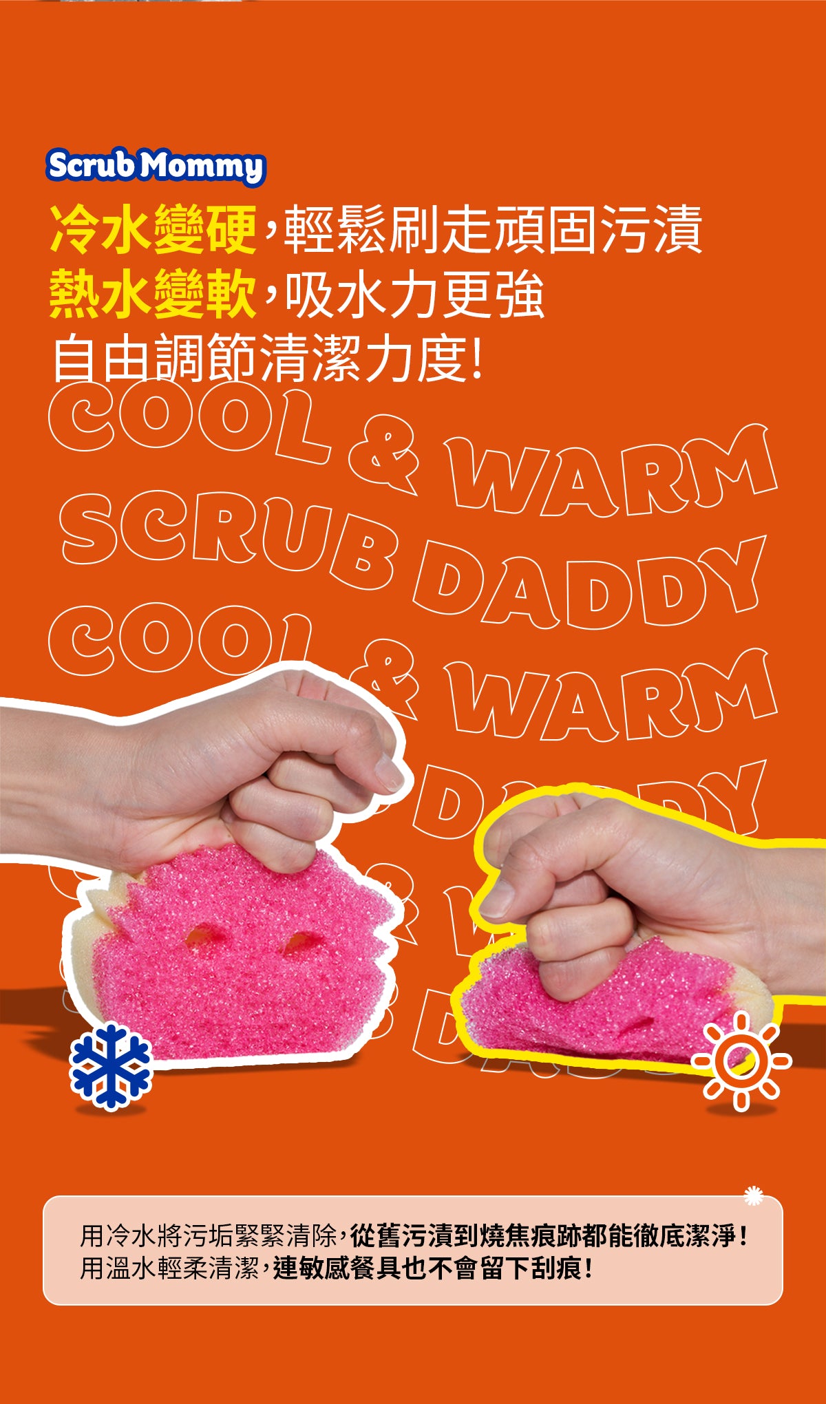 Scrub Mommy 美國萬用海綿百潔布 (3個裝｜隨機色)